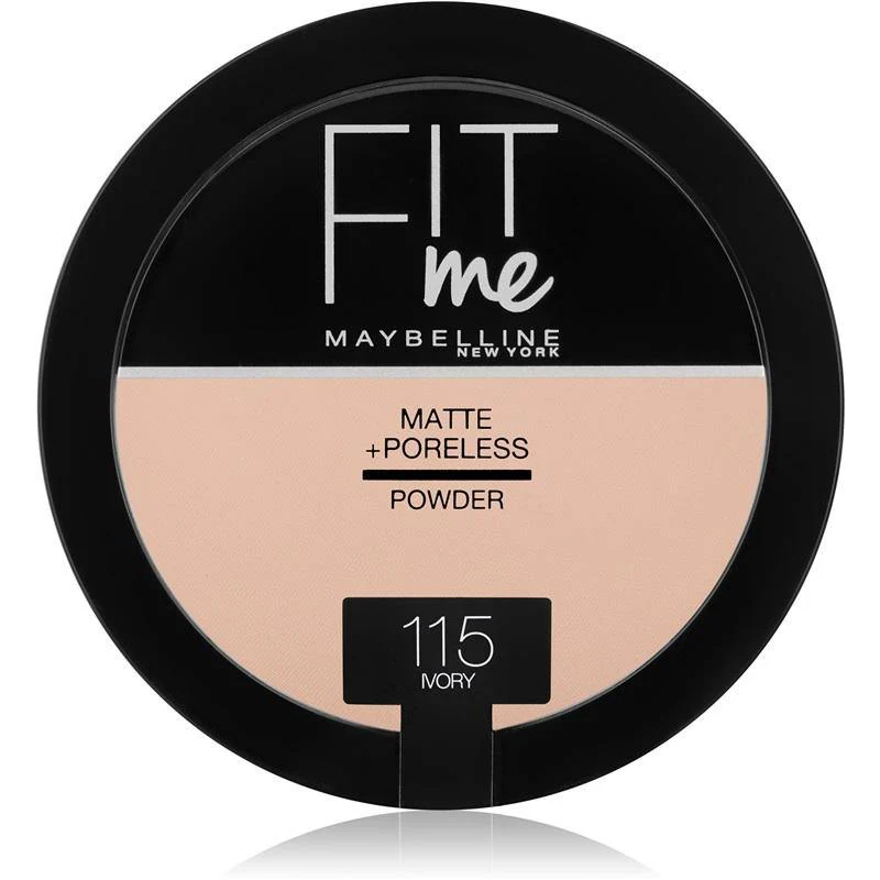 Maybelline New York Fit Me Matte Poreless Pressed Powder, 110 Fair Ivory