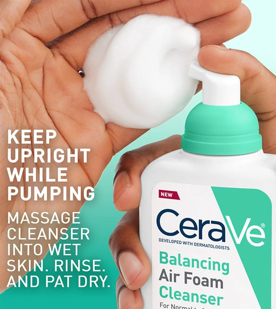 Cerave Balancing Air Foam Facial Cleanser - Image 4